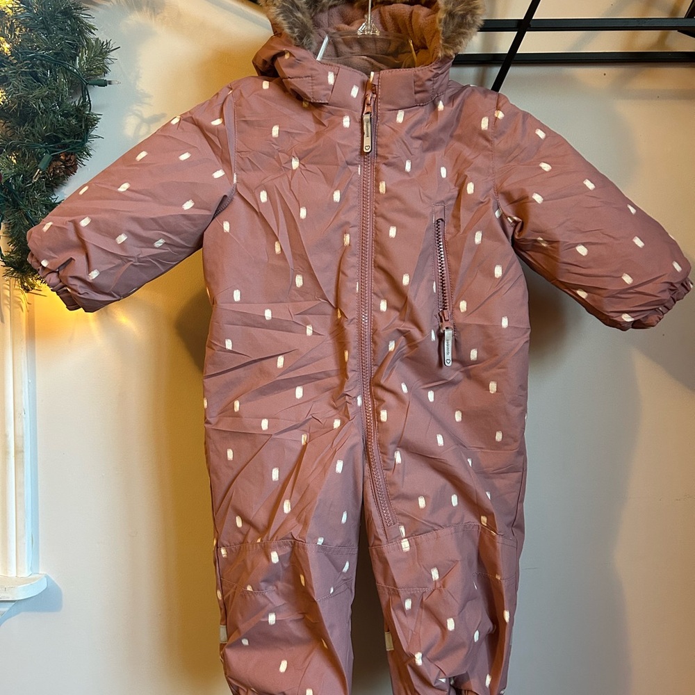 H&M Rose Snowsuit with Hood
